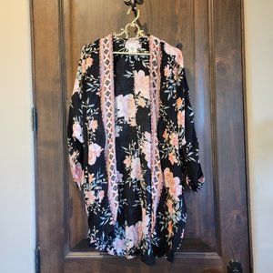 Billabong Floral Cover-up Size: M/L